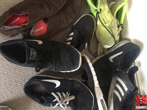 Old Trainers And Shoes