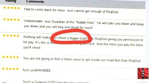 feedback RoqGod shoot a bigger toad