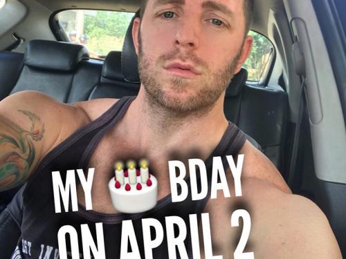 my bday april 2