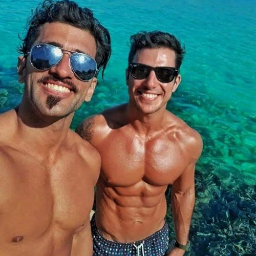 Baby brother crushing pussy in Ibiza :D