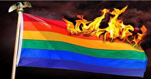 rainbow-flag-burning