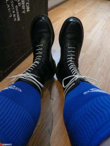 Boots tied - socks - 2