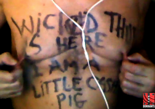 faggot knows who his master is