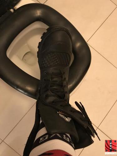 My boot on you worthless faggots face cunt