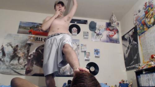 Skater Tramples Black Slave 05