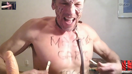 Exposed Faggot Slave