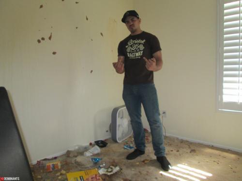 Trashing a fags place