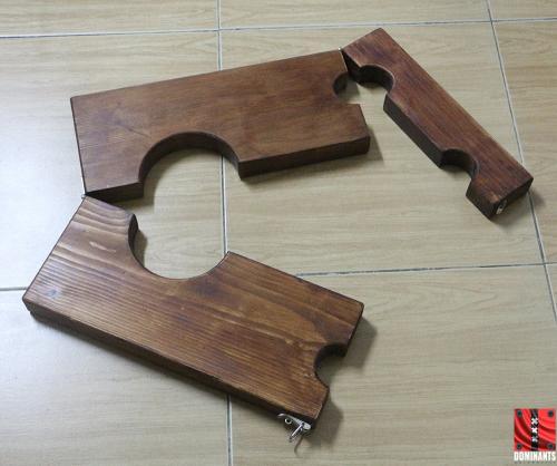 50-35-4cm-Timber-Handcuffs-to-Collar-Bondage-Furniture-Log-Wrist-Cuffs-to-collar-Sex-Torture