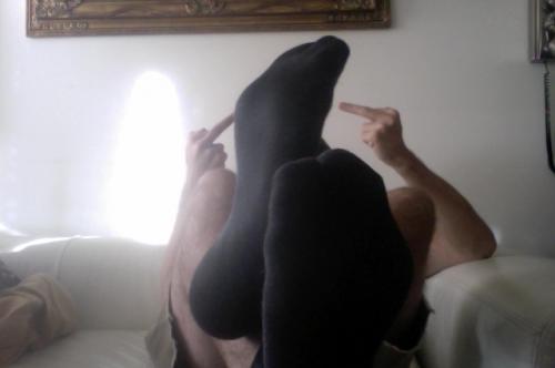 big feet n football