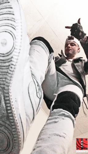 stomp on you fag