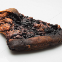 burnt pizza
